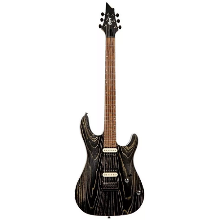 Guitarra Cort Kx300 Etched Black Gold Engraved 6 cordas