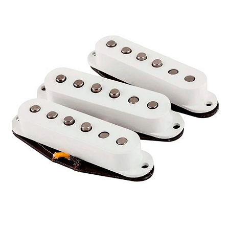 Trio set Captador Phx Guitarra Stratocaster 3 Singles Branco