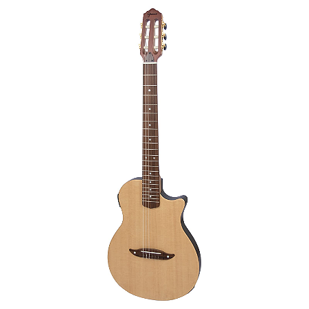 Violão Flat Giannini Stage Nylon Elétrico natural satin