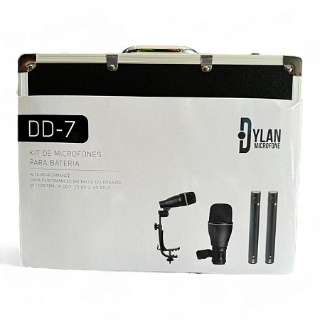 Kit de Microfones para Bateria Dylan DD-7 7 microfones