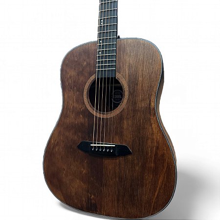 Violão Tonante Coral 41 Dark Wood Tampo Solido Nut Rastilho Osso