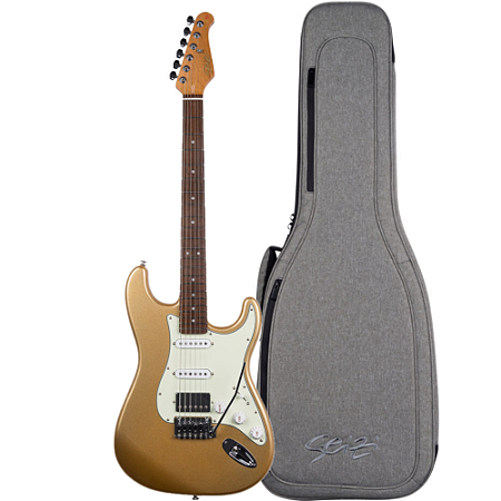 Guitarra Seizi Vintage Budokan Plus Metallic Shoreline Gold