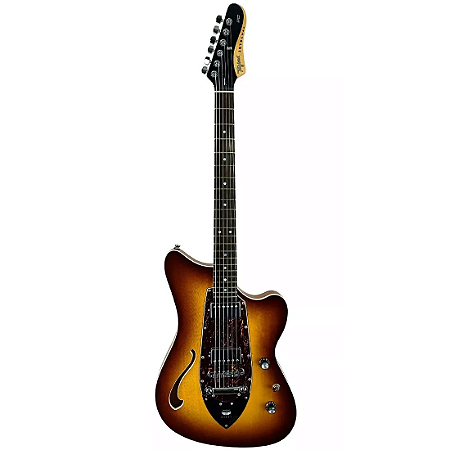 Guitarra Tagima Jet Blues Linha Brasil Semiacústica HoneyBurst