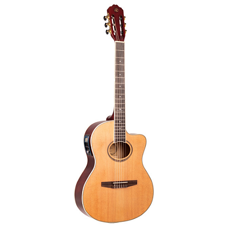 Violão Marques VN-231 NSEQL Natural nylon elétrico c/ afinador