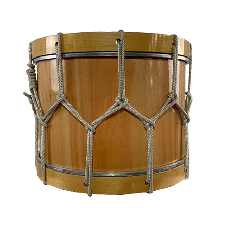 Alfaia Gope 18" Madeira Com Aro De Madeira Afinacao De Corda Bme18