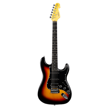 Guitarra PHX ST H SB Sunburst escudo preto