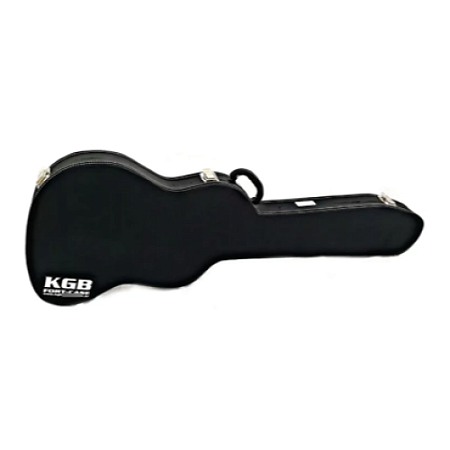 Estojo Hard Case Baixo Madeira aveludado c/ chave trava Kgb male