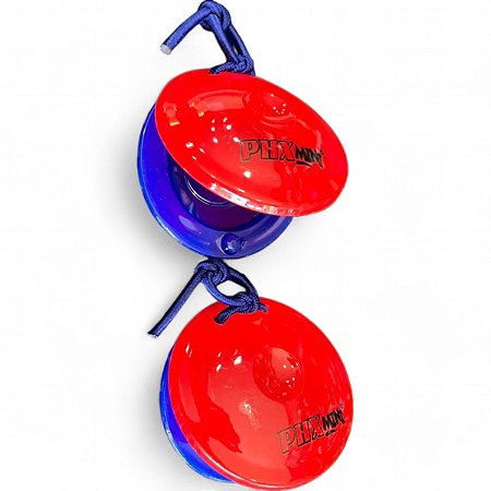 Castanhola Infantil Phx Mini Plástico G10-2 (Par) 5,5 Cm c/ capa