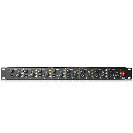 Amplificador De Fone Santo Angelo Af8 8 canais Preto