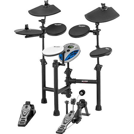 Bateria Eletrônica C.Ibanez ED1 Blue 2 Tons STD c pedal e pad