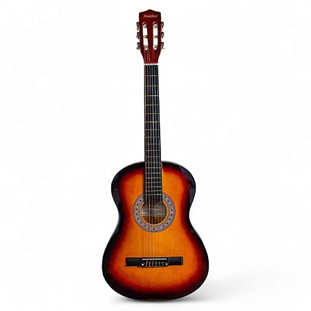 Violão iniciante estudante Nylon sunburst Andaluz 38 CG3801SB