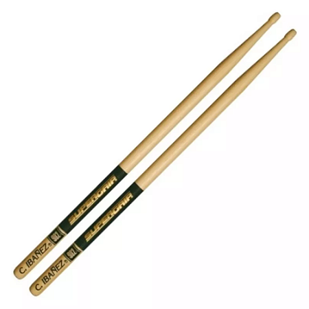 Baqueta 7A C.Ibanez 902 Super Grip Ponta de Madeira