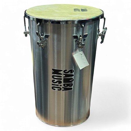 Rebolo Alumínio Cônico Samba Music 12 Pol 50cm pele animal 922CO AL