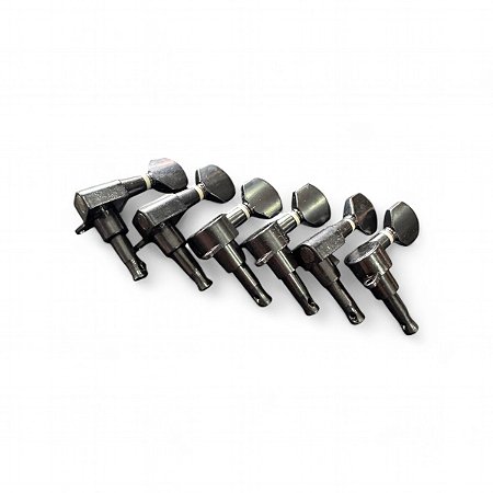Tarraxa Blindada 3+3 preto Violão Guitarra TR-S6 BK-GV
