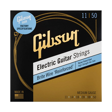 Encordoamento 011.050 Guitarra Gibson Brite Wire Rein Med Seg Brw11