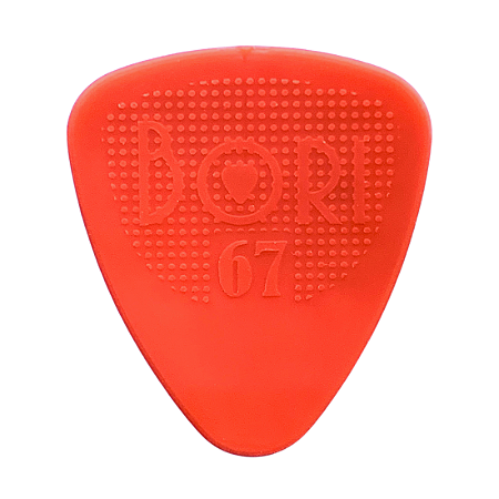 Palheta Bori Std nylon 0,67mm leve cavaco banjo violão