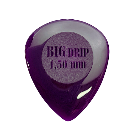 Palheta Bori Big Drip 1,50mm stubby baixo e guitarra