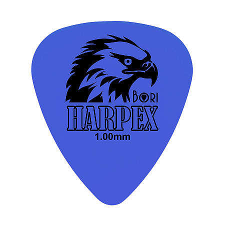 Palheta Bori Harpex 1,00mm média modelo tortex guitarra violão