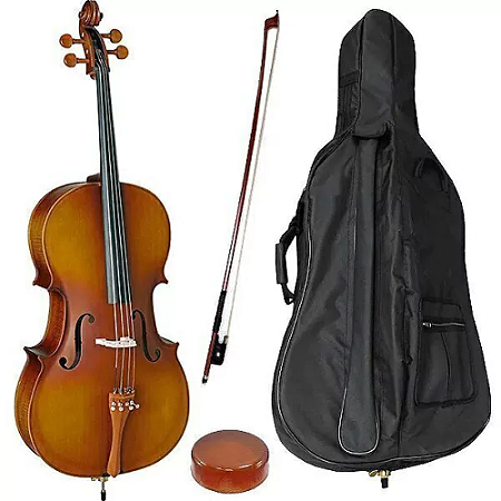 Violoncelo Hofma Hce110 3/4 profissional com arco, bag e breu