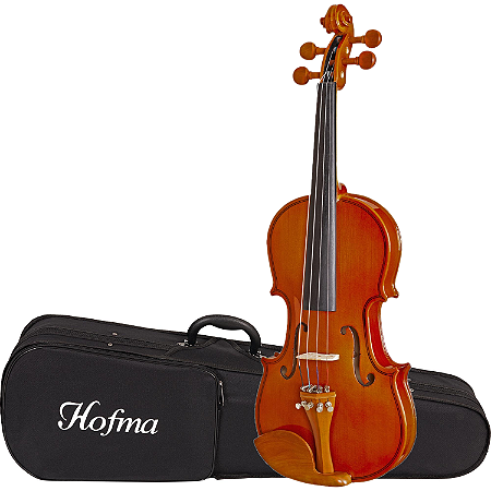 Violino Hofma Hve241 4/4 profissional com capa bag