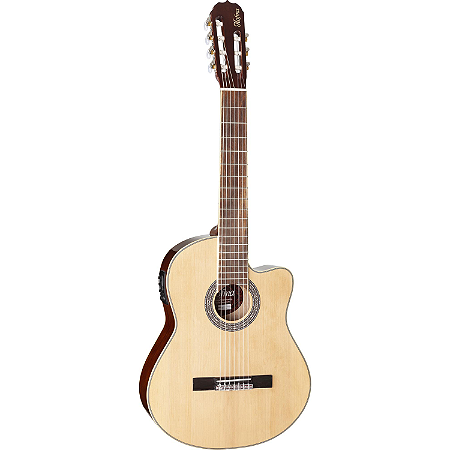 Violao 7 Cordas Hofma Hmc227 Nt Nylon Eletroacústico Natural