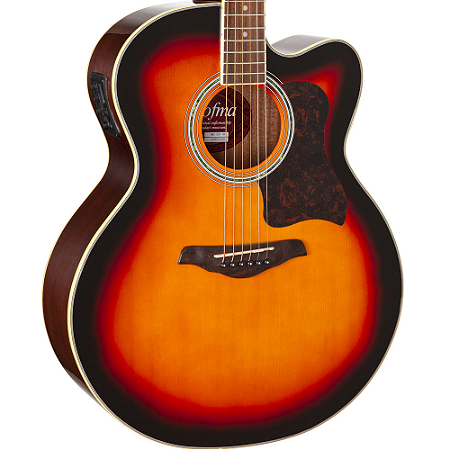 Violão Jumbo Hofma Hmj223 Sb Sunburst