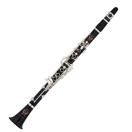 Clarinete Eagle Clr08 Sib 17 Chaves Jacarandá Profissional