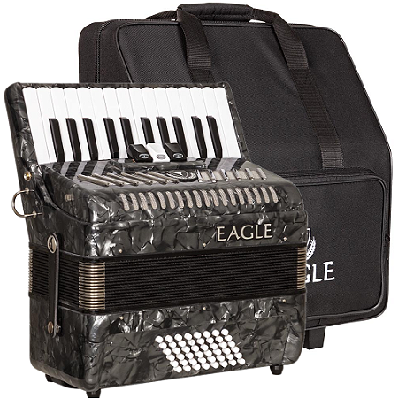 Acordeon Eagle Ega0348 Pbk Preto