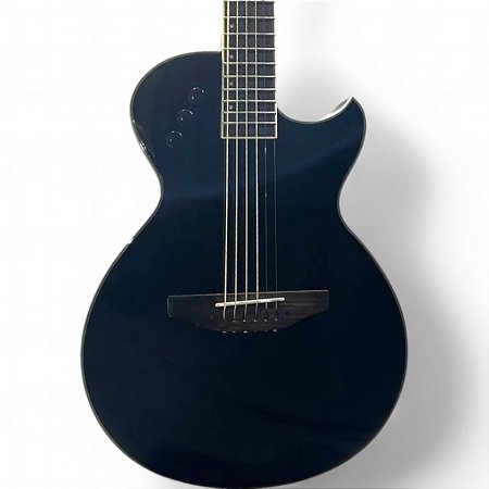 Violão Flat Marques VA-09 Preto Brilhante Cutaway Aço