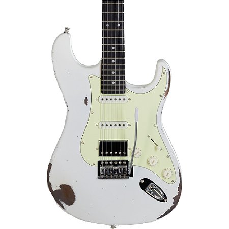 Guitarra Tagima TGA-580 Branca Escala escura