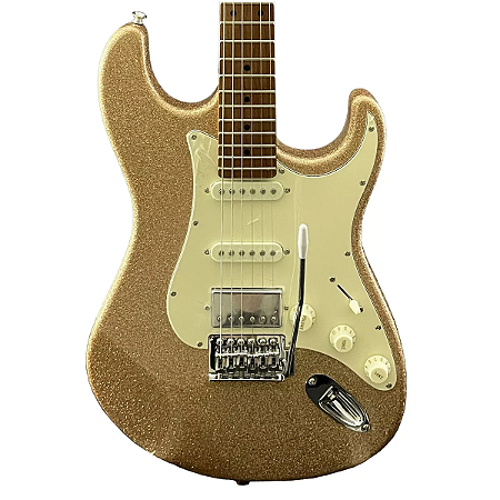 Guitarra Tagima TG-580 Dourada Escala Clara