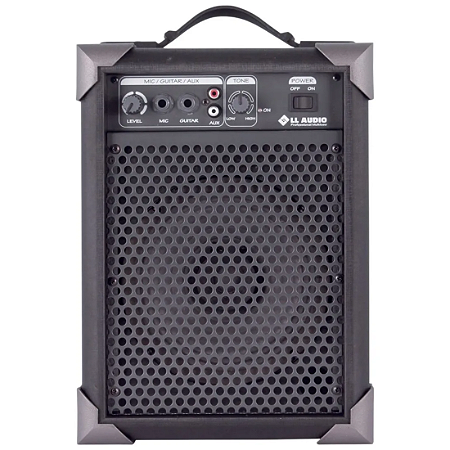 Caixa De Som Amplificada Multiuso Ll Audio LX40 25w Preta