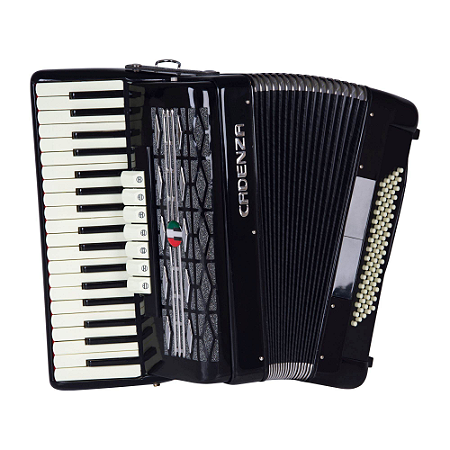 Acordeon Cadenza 80 baixos 37 teclas Bk Preto CD80/37