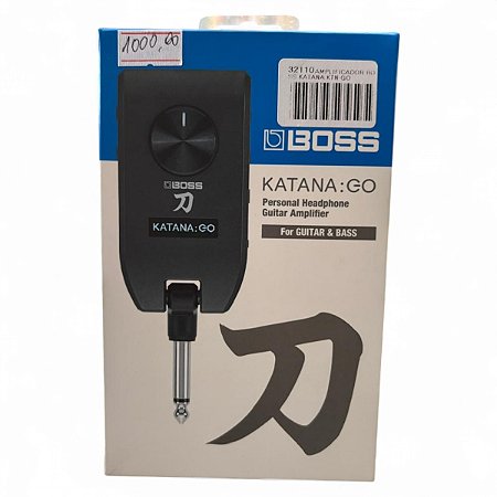 Amplificador portátil Boss Katana Go de fone