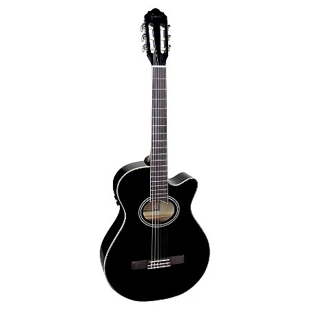 Violao Giannini GNF-1D BK Preto Eletrico Nylon Ceq