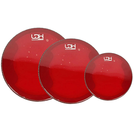 Kit Peles Luen 10, 12 e 16 Duo Lub Clear Vermelhas