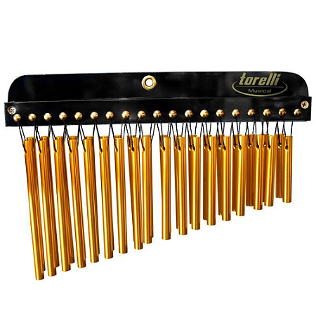 Carrilhão Torelli Duplo 36 Barras De Alumínio Dourado – TA306