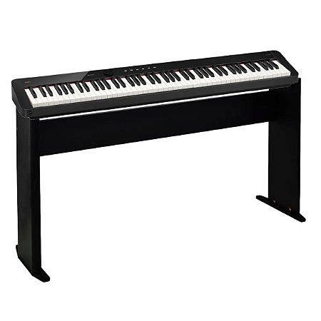 Kit Piano Digital Casio Privia PX-S5000 BKC2BR Preto + móvel madeira + pedal sp3