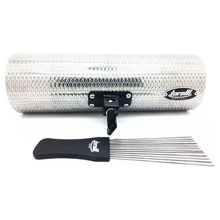 Guiro Meregue Pequeno Com Suporte Para Clamp (Acompanha 01 Pente) Torelli – TG536