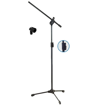 Pedestal Microfone reforçado com luva