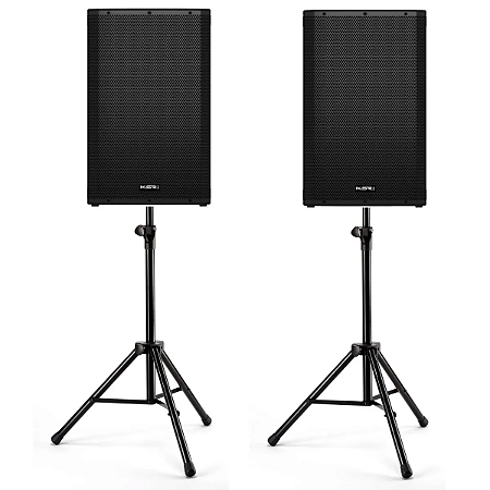 Kit 2 Caixas Ativas 15 K1 2000w Ksr Bluetooth + Tripe