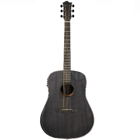 Violao Tagima Folk Tbw-300 Bk Preto Half Cutaway Aço