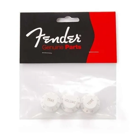 Knob Fender guitarra Stratocaster branco original