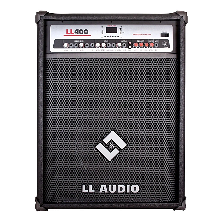 Caixa Amplificada Multiuso Ll400 Bluetooth/usb/sd/rádio LL Áudio LL 400 BT