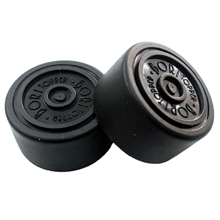 Unidade Botão Topper pedal pedaleira footswitch Borracha Preta Bori p/ guitarra