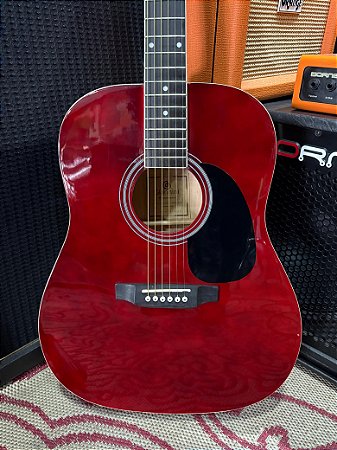 Violão Giannini Gd1 Vinho Elétroacustico - Semi Novo