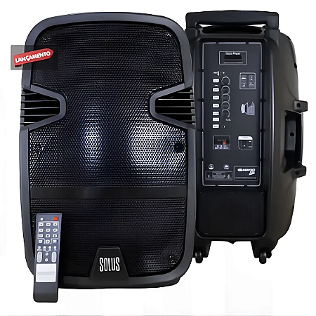 Caixa amplificada com bateria 120w rms falante 15 Soundvoice New CS-150 3769