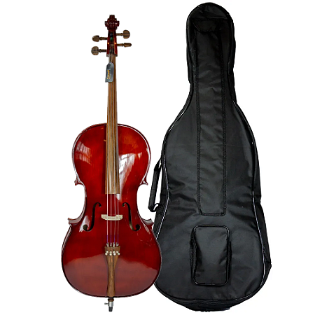 Violoncelo Cello Nhureson 4/4 Madeira Exposta Mogno Alta qualidade profissional