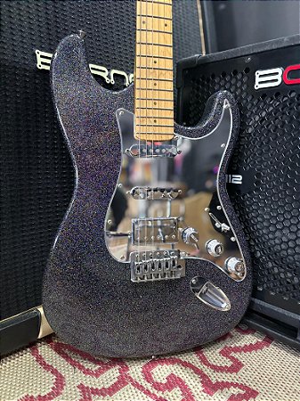 Guitarra Giannini Sonic X Pintura Sparkle - Semi Novo