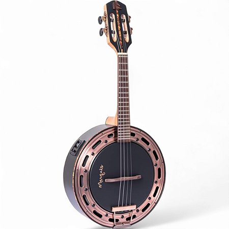 Banjo Marquês Baj221 Eletroacústico Ativo Preto-Rosé BAJ-221BKSEQ
